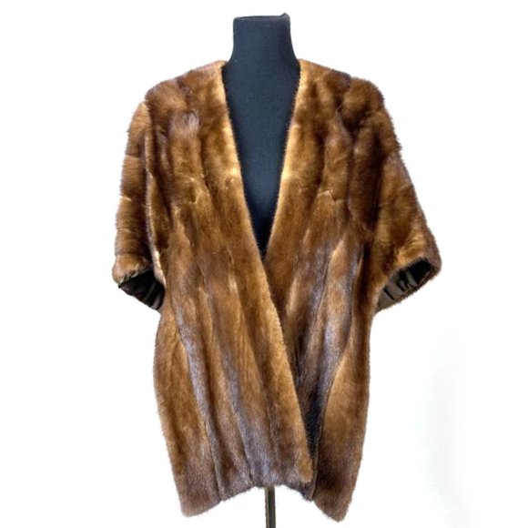 Vintage 1950's Mink Fur Stole